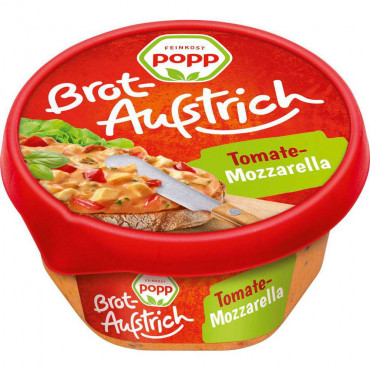 Brotaufstrich, Tomate-Mozzarella