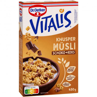 Knusper-Müsli Vitalis, Schoko & Keks