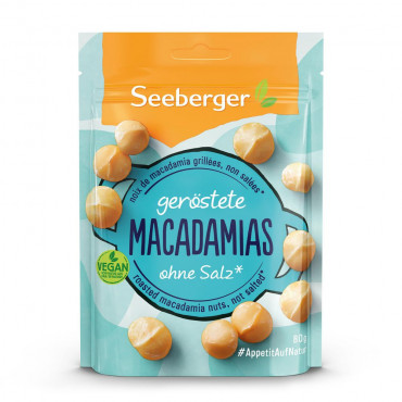 Geröstete Macadamias, Nüsse