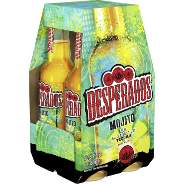 Biermischgetränk Mojito, Tequila-Mint & Lime 5,9 % (4x 0,330 Liter)