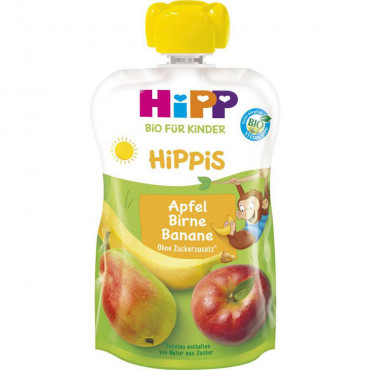 Hippis Quetschbeutel, Apfel/Birne/Banane